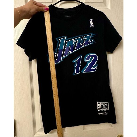 Utah Jazz John Stockton #12 Nostalgia Co. Mitchell & Ness Hardwood Classics S - Picture 5 of 8